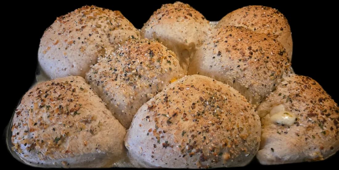 Garlic Cheesy Bread Bombs
